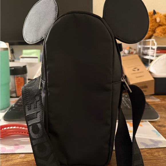 Corkcicle Black Crossbody Mickey Ears black sling bag - Picture 3 of 5